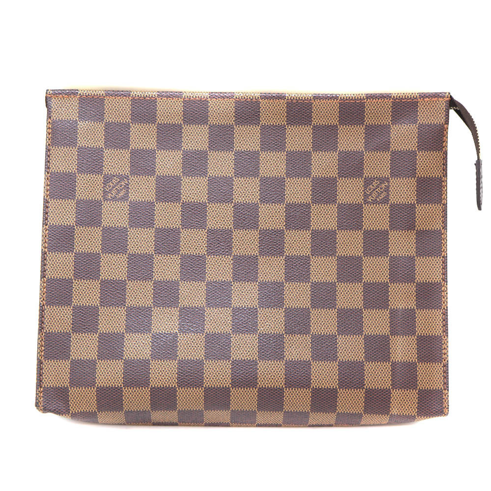 Louis Vuitton Pochette Toilette Clutch Damier Canvas